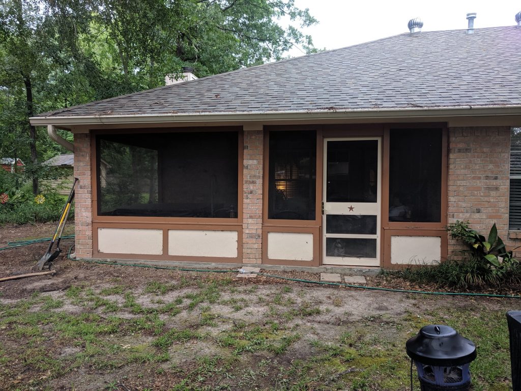 Before Outdoor Remodeling Contractor from Northern Neck Kilmarnock VA