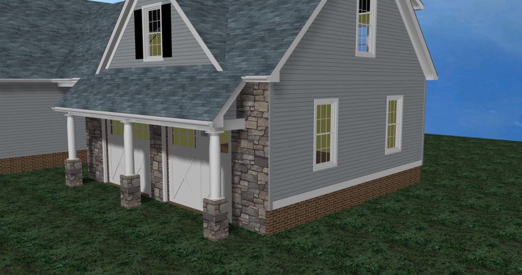 Rendition of Garage Addition