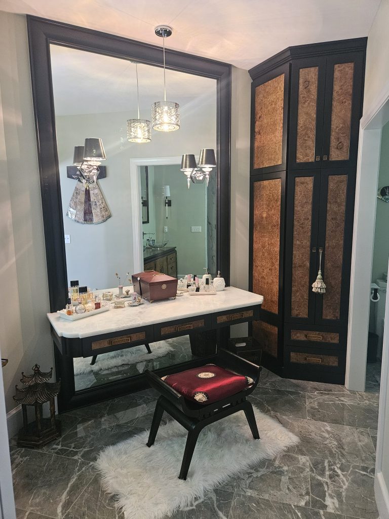 Bathroom Remodel with cosmetic area