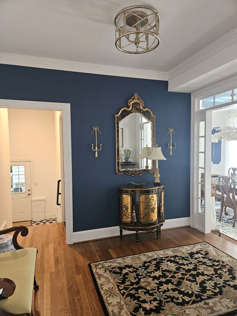 Sitting area and entrance to Formal Dining Room