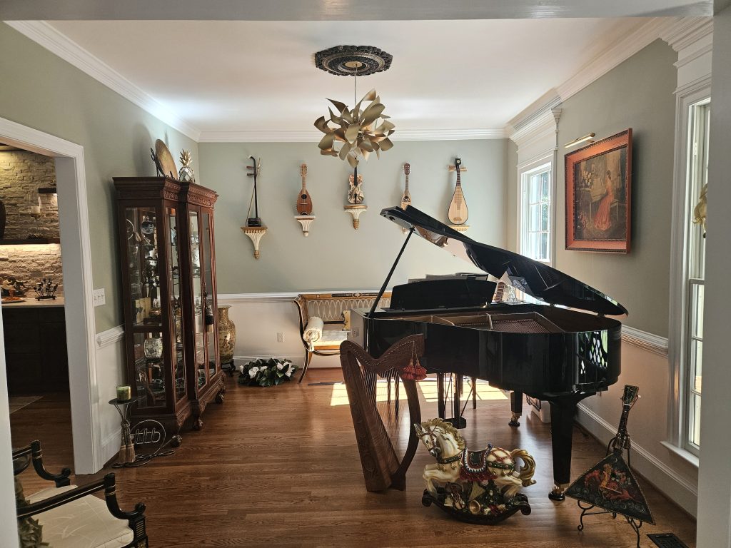 Home Addition with Remodeled Music Room