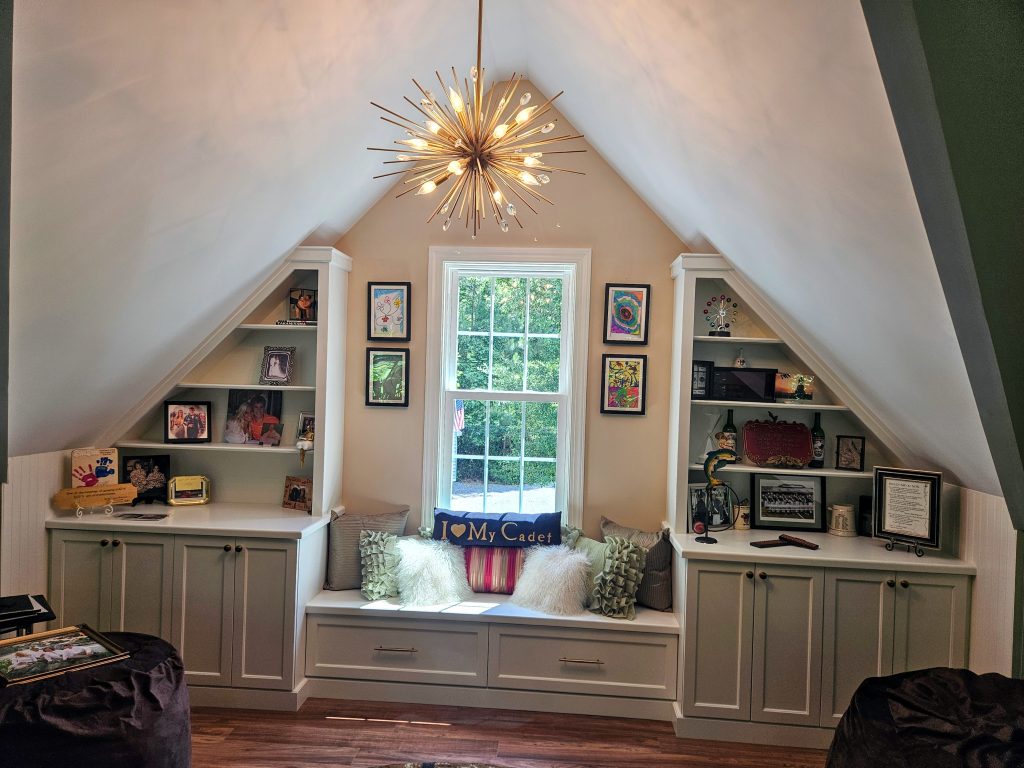 Garage Addition with custom cabinetry