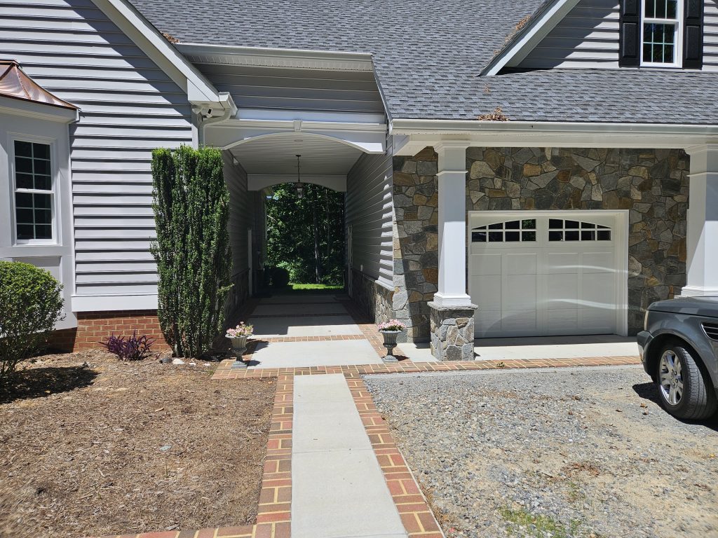 Home Addition with Breezeway to New Garage