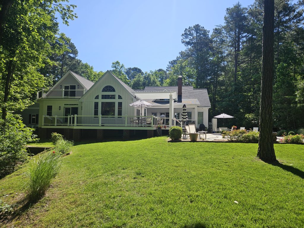 Home Addition with expanded Kitchen space and Master Bedroom and New Deck and Pergola