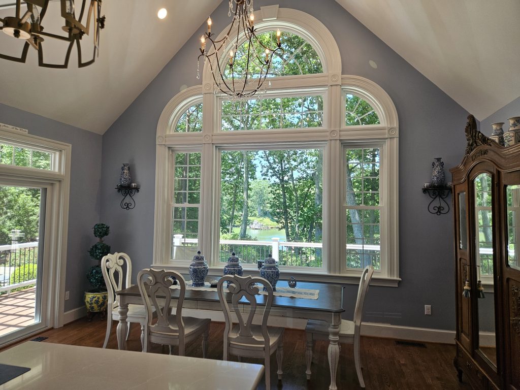 Kitchen Addition and Remodel with Custom Trim for Window