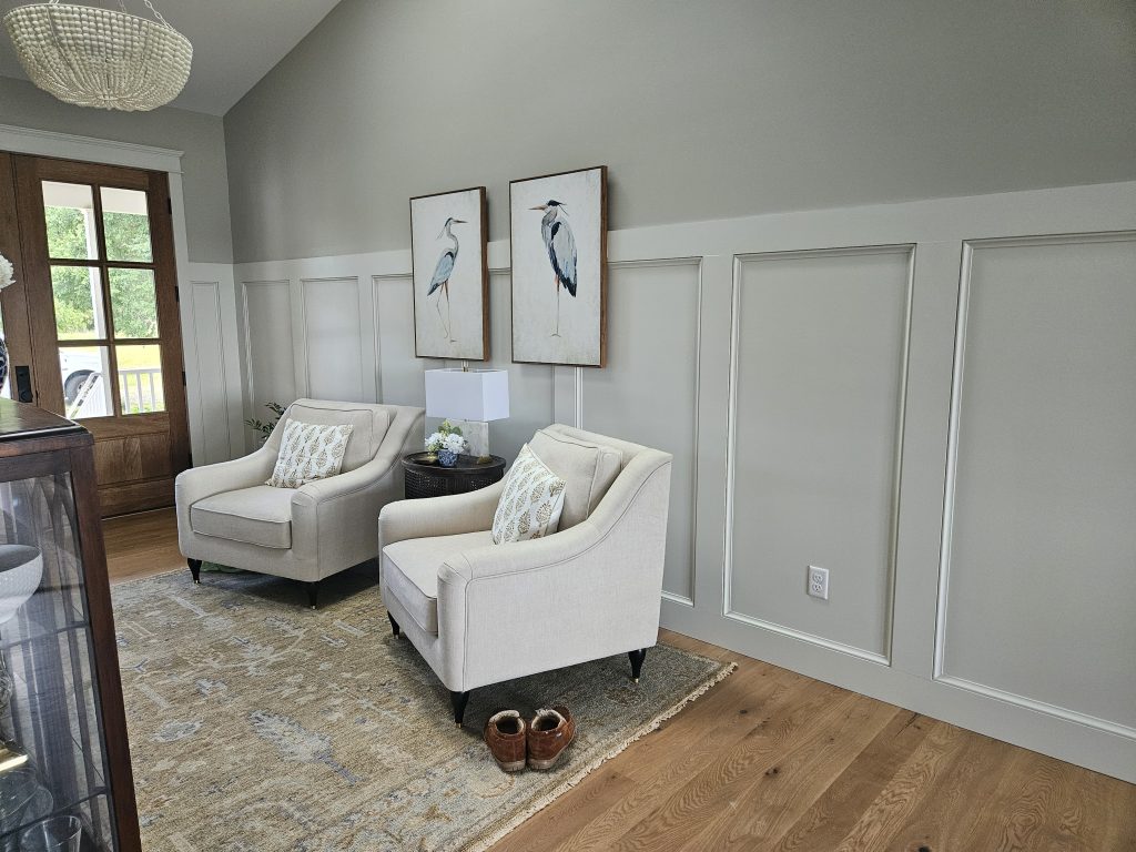 Wainscoting for front foyer hall remodeling