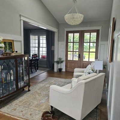 Entrance to Northern Neck Home Remodel