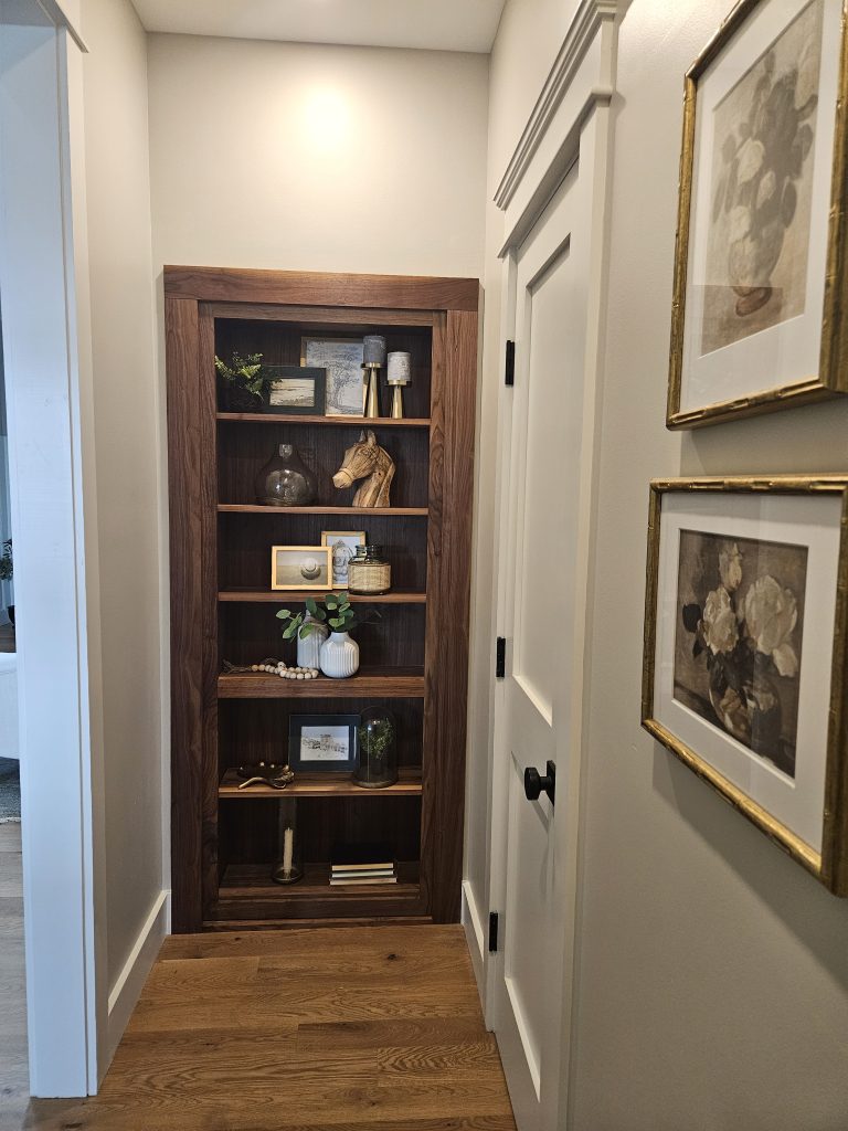 Hidden door leading to secret office for Home Remodel