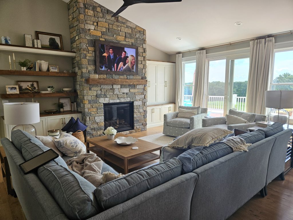 Home Remodel for Family Room with view outside