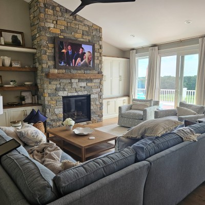 Home Remodel for Family Room with view outside