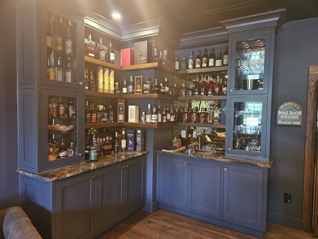 Bar area as part of Home Office Remodel